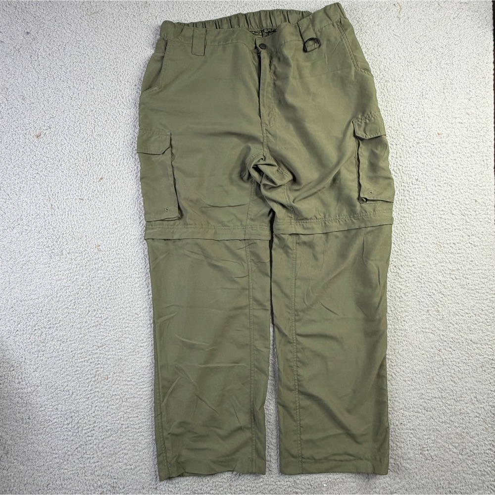 Boy Scouts of America Uniform Switchback Convertible Cargo Pants Olive Green L